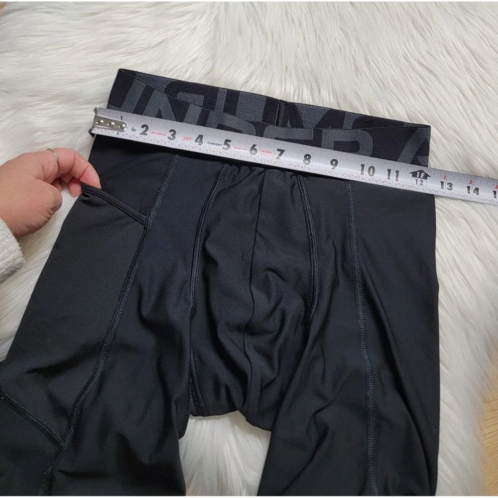 Under Armour Compression Athletic Leggings Men's Size Small Black 27